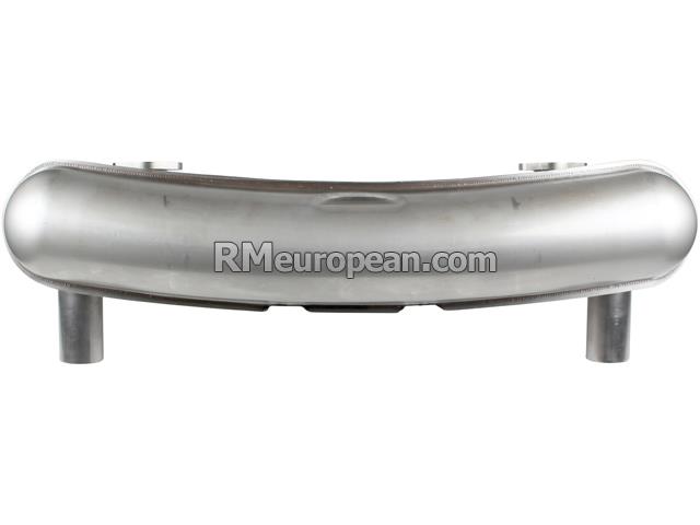 Porsche Muffler (Racing 911 R style) Primered Steel (63.5 mm Dual Tail Pipes) SSI 101010001