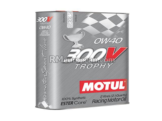  Engine Oil - MOTUL 300V Trophy - 0W-40 Synthetic (2 Liter) MOTUL 300V 104240