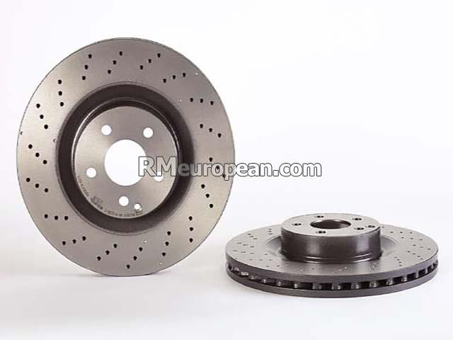 Mercedes-Benz S350 Bluetec 4M Sedan 221.183 3.0L V6 Brake Disc - Vented and Cross Drilled (350 X 32 mm)