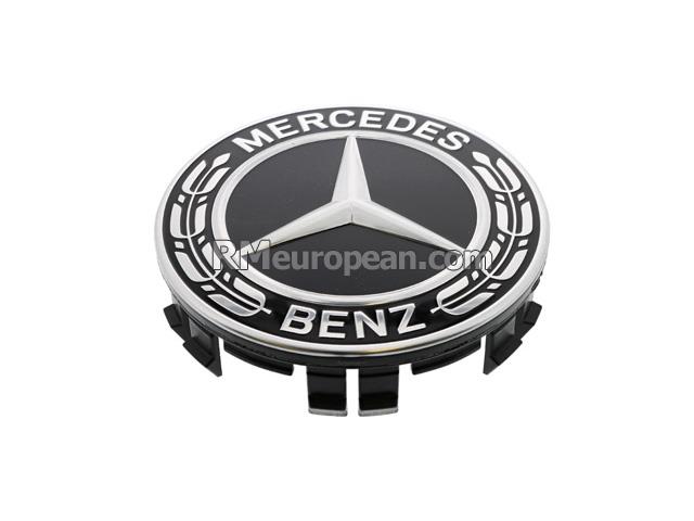 Mercedes-Benz GLC43 AMG 4Matic Sport Utility 253.964 3.0L V6 Center Hub Cap for Alloy Wheel (Black)