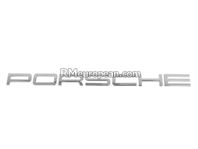 Porsche 911 Carrera Convertible 991 3.0L H6 Emblem &quot;PORSCHE&quot; (Chrome) for Bumper