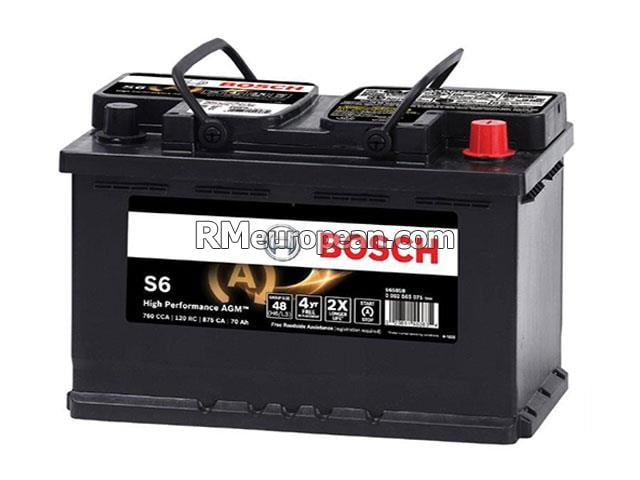 BMW X3 3.0i Sport Utility E83 3.0L L6 Battery - Bosch S6 AGM High  Performance
