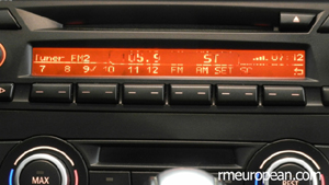 Dim radio display bmw e36